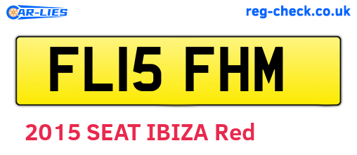 FL15FHM are the vehicle registration plates.