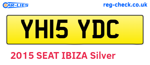 YH15YDC are the vehicle registration plates.