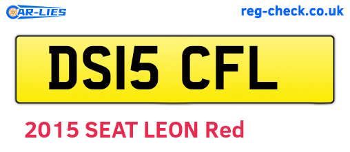 DS15CFL are the vehicle registration plates.