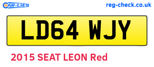 LD64WJY are the vehicle registration plates.