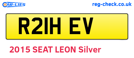 R21HEV are the vehicle registration plates.