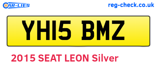 YH15BMZ are the vehicle registration plates.