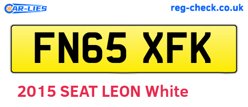 FN65XFK are the vehicle registration plates.
