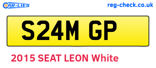 S24MGP are the vehicle registration plates.