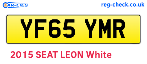 YF65YMR are the vehicle registration plates.