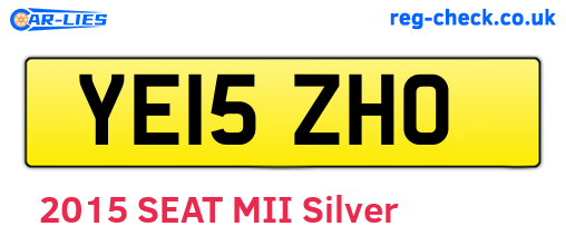 YE15ZHO are the vehicle registration plates.