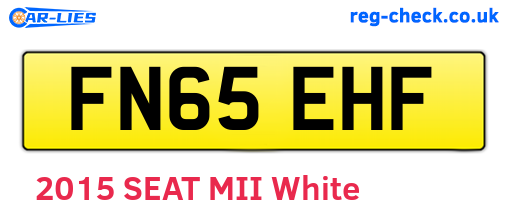 FN65EHF are the vehicle registration plates.