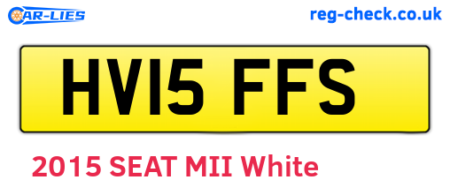 HV15FFS are the vehicle registration plates.