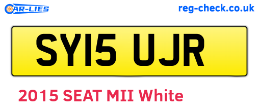 SY15UJR are the vehicle registration plates.