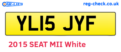 YL15JYF are the vehicle registration plates.
