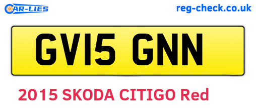 GV15GNN are the vehicle registration plates.