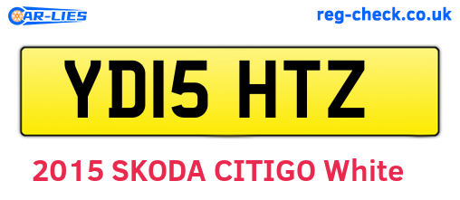 YD15HTZ are the vehicle registration plates.