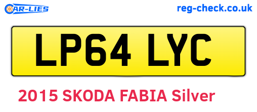 LP64LYC are the vehicle registration plates.