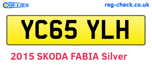 YC65YLH are the vehicle registration plates.
