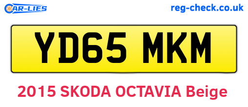 YD65MKM are the vehicle registration plates.