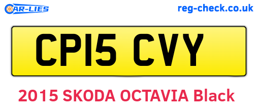 CP15CVY are the vehicle registration plates.