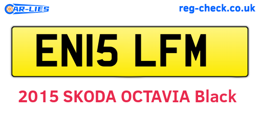 EN15LFM are the vehicle registration plates.