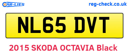 NL65DVT are the vehicle registration plates.