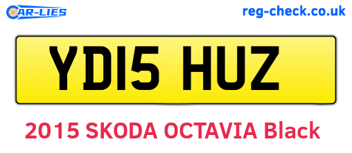 YD15HUZ are the vehicle registration plates.