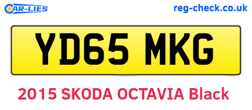 YD65MKG are the vehicle registration plates.