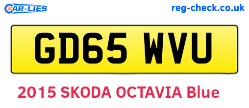 GD65WVU are the vehicle registration plates.