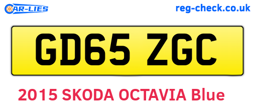GD65ZGC are the vehicle registration plates.