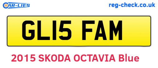 GL15FAM are the vehicle registration plates.