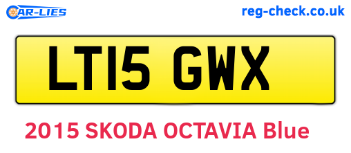 LT15GWX are the vehicle registration plates.
