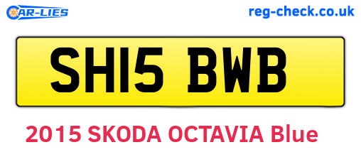 SH15BWB are the vehicle registration plates.