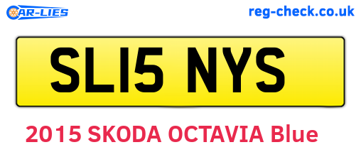 SL15NYS are the vehicle registration plates.