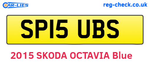 SP15UBS are the vehicle registration plates.