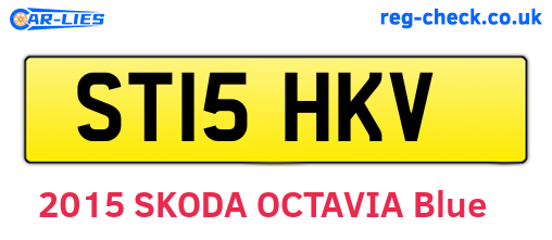 ST15HKV are the vehicle registration plates.