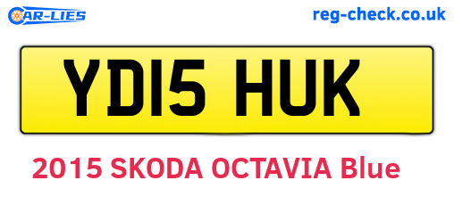 YD15HUK are the vehicle registration plates.