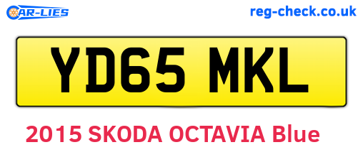 YD65MKL are the vehicle registration plates.
