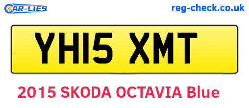 YH15XMT are the vehicle registration plates.