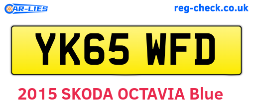 YK65WFD are the vehicle registration plates.