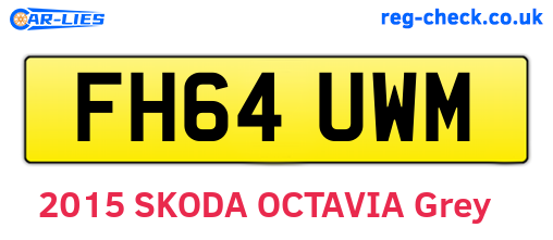 FH64UWM are the vehicle registration plates.