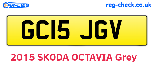 GC15JGV are the vehicle registration plates.