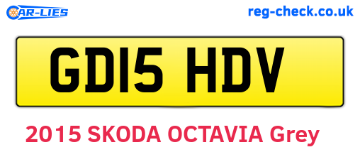GD15HDV are the vehicle registration plates.
