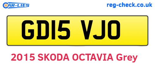GD15VJO are the vehicle registration plates.
