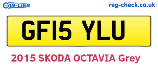 GF15YLU are the vehicle registration plates.