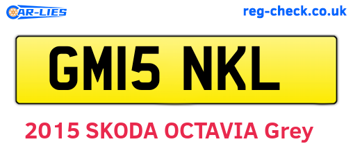 GM15NKL are the vehicle registration plates.