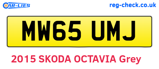 MW65UMJ are the vehicle registration plates.