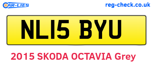 NL15BYU are the vehicle registration plates.