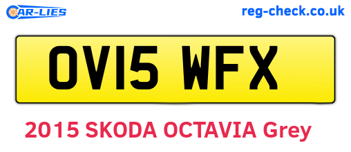 OV15WFX are the vehicle registration plates.