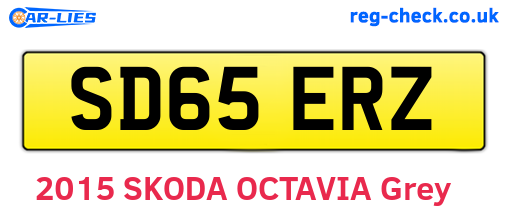 SD65ERZ are the vehicle registration plates.