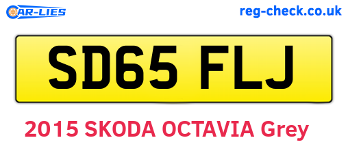 SD65FLJ are the vehicle registration plates.