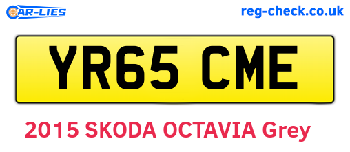 YR65CME are the vehicle registration plates.
