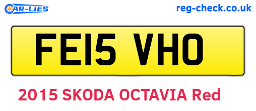 FE15VHO are the vehicle registration plates.