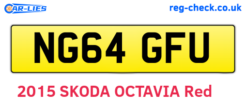 NG64GFU are the vehicle registration plates.